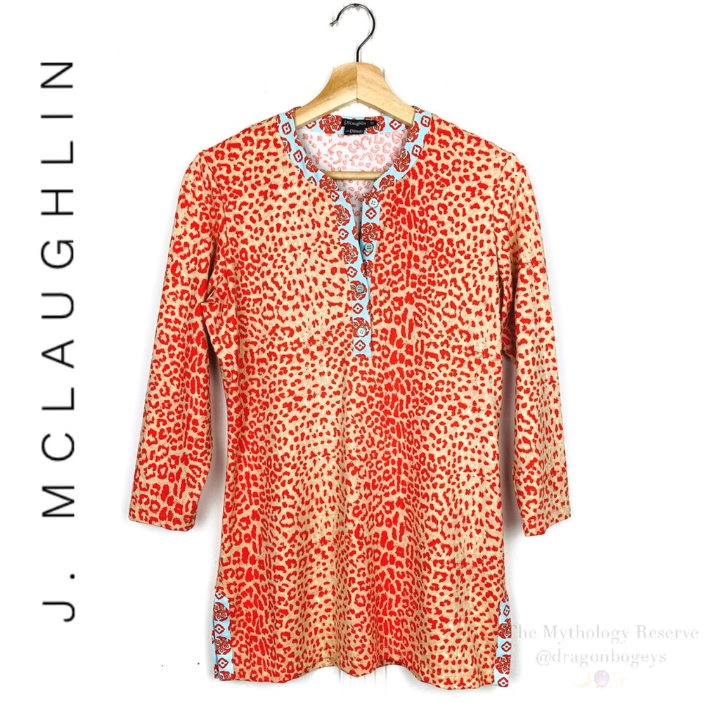 J. McLaughlin Animal Print Tunic